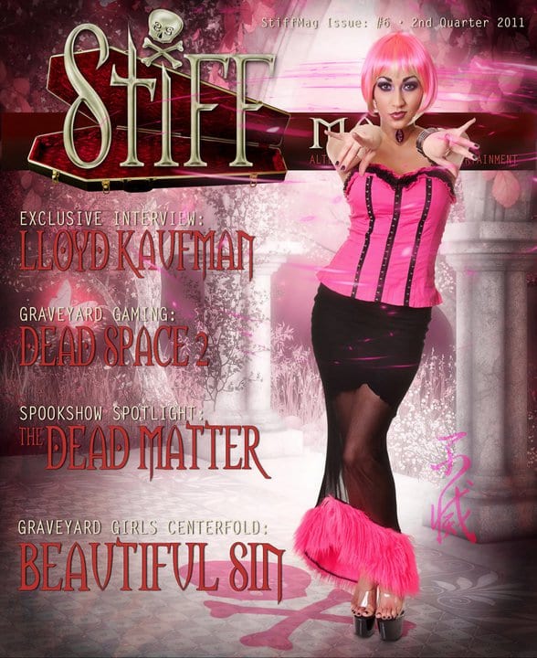 The Dead Matter film cover story in Stiff Magazine
