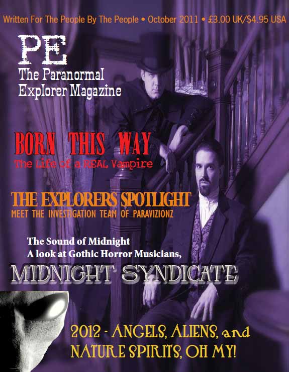 Midnight Syndicate cover story on Paranormal Explorer Magazine UK