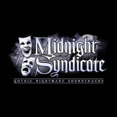 Midnight Syndicate logo t-shirt - Halloween Music, Gothic Nightmare Soundtracks