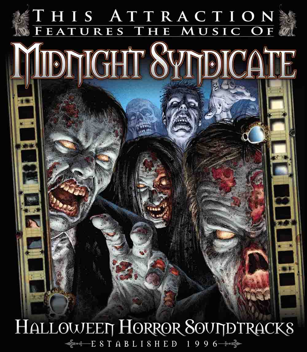 Midnight Syndicate Haunted House Music Poster featuring Zombies!!! Board Game Soundtrack