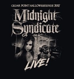 Midnight Syndicate Live! 2017 T-shirt - Midnight Syndicate Halloween