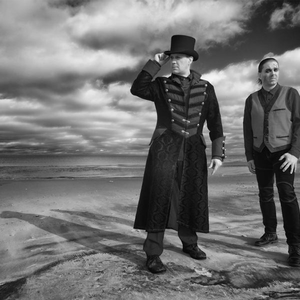 Edward Douglas and Gavin Goszka of Midnight Syndicate, 2019 Edward Douglas and Gavin Goszka of Midnight Syndicate by water (2019)