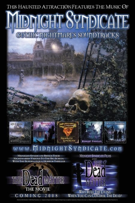 Midnight Syndicate Haunted Attraction Registry Poster 2007